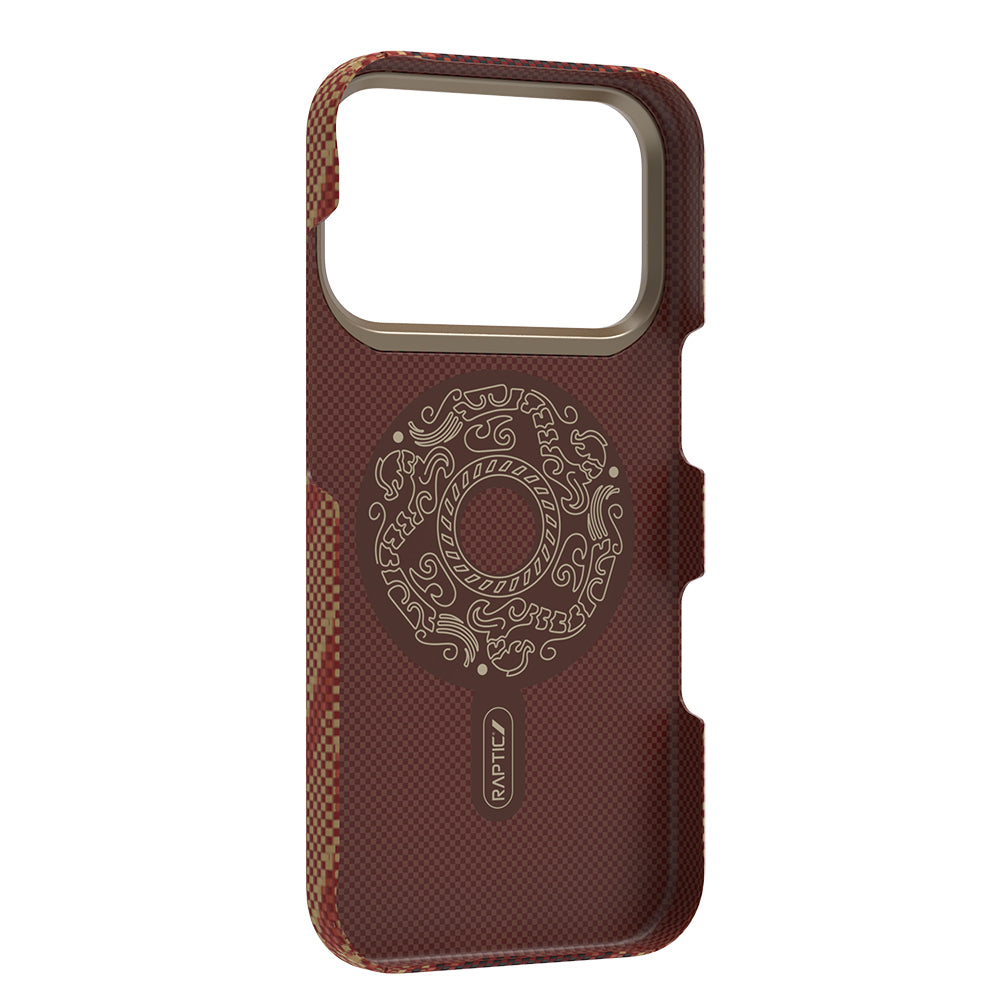 Raptic Aramid Skin Bionic Serisi iPhone 17 Pro Max Magsafe Telefon Kılıfı