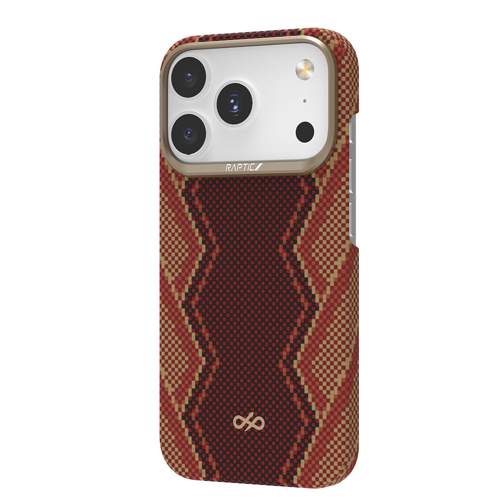 Raptic Aramid Skin Bionic Serisi iPhone 17 Pro Max Magsafe Telefon Kılıfı