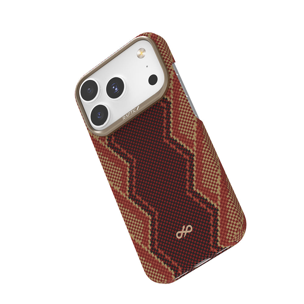 Raptic Aramid Skin Bionic Serisi iPhone 17 Pro Max Magsafe Telefon Kılıfı