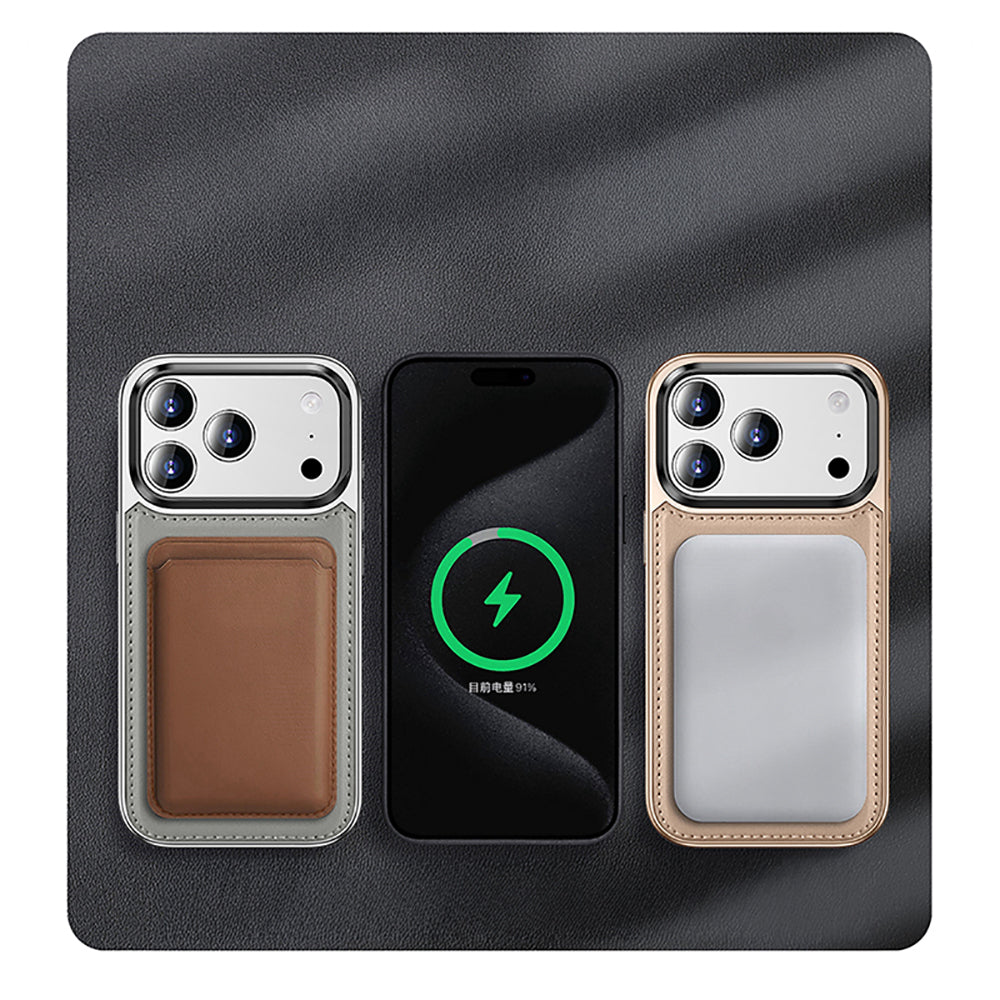 Wlons iPhone 17 Pro Max M-safe Şarj Özellikli Standlı Leto Telefon Kılıfı