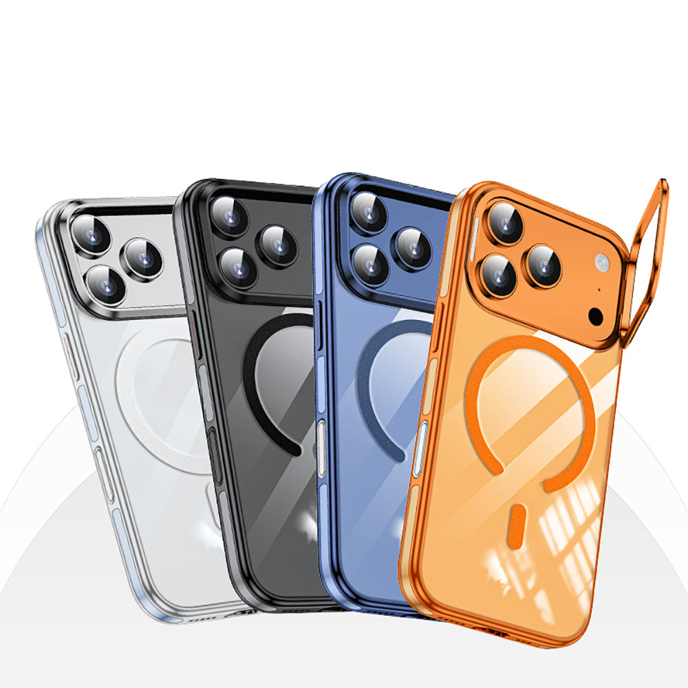 Wlons iPhone 17 Pro Max M-safe Şarj Özellikli Standlı Efsane Kılıf