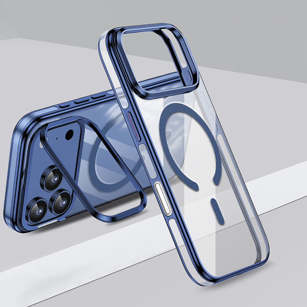 Wlons iPhone 17 Pro Max M-safe Şarj Özellikli Standlı Efsane Kılıf