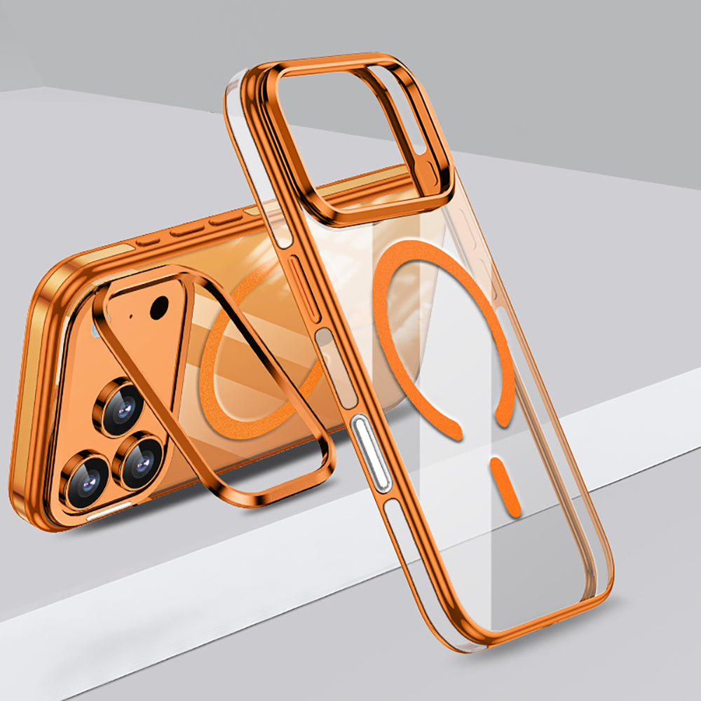 Wlons iPhone 17 Pro Max M-safe Şarj Özellikli Standlı Efsane Kılıf