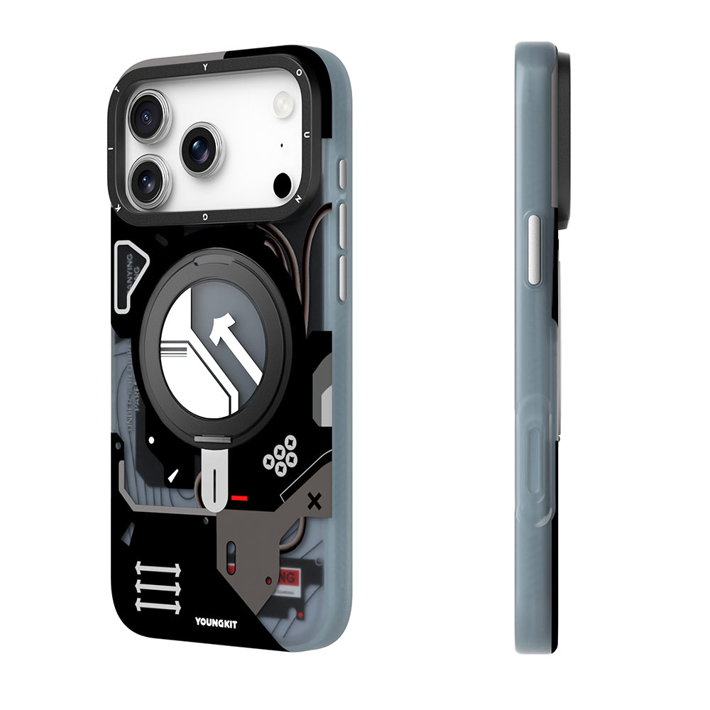 Youngkit Starship Serisi iPhone 17 Pro Max M-safe Şarj Özellikli Telefon Kılıfı