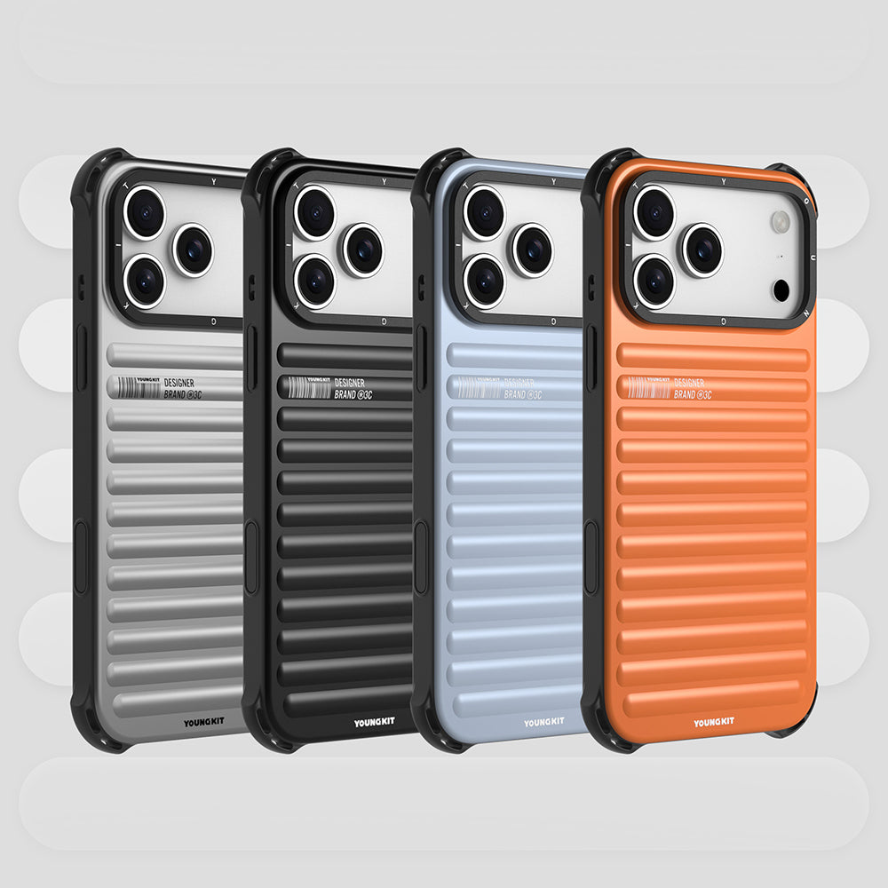 Youngkit True Color Serisi iPhone 17 Pro Max Mat Renkli Tasarım Telefon Kılıfı
