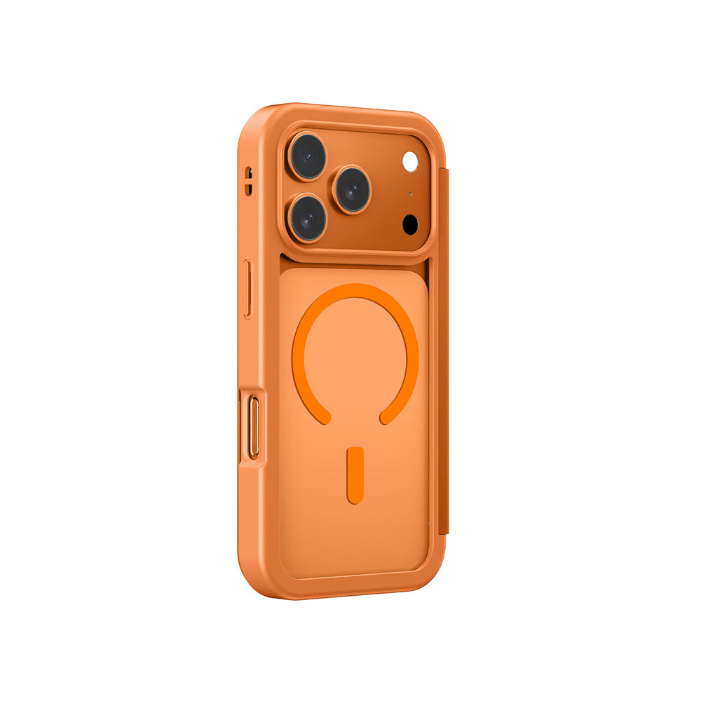 Amazingthing Glamour Foilo Serisi iPhone 17 Pro Max PU Kartlıklı Kılıf