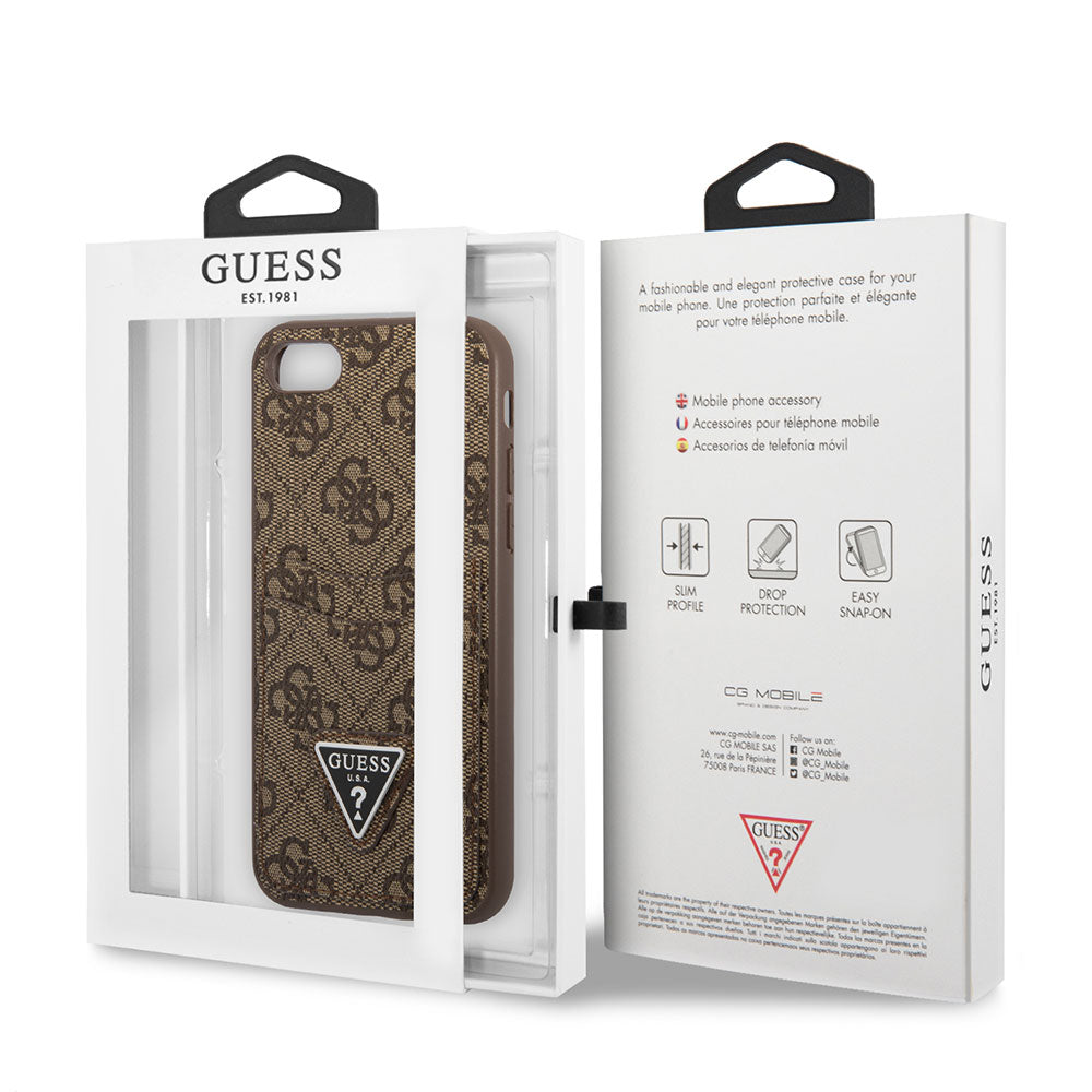 Guess iPhone SE 2020 Çift Kart Bölmeli Telefon Kılıfı - 7