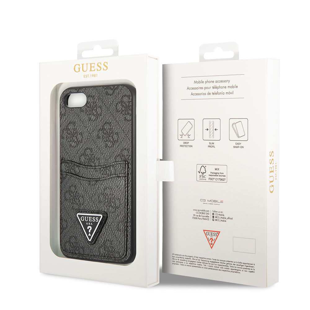 Guess iPhone SE 2022 Çift Kart Bölmeli Telefon Kılıfı - 7