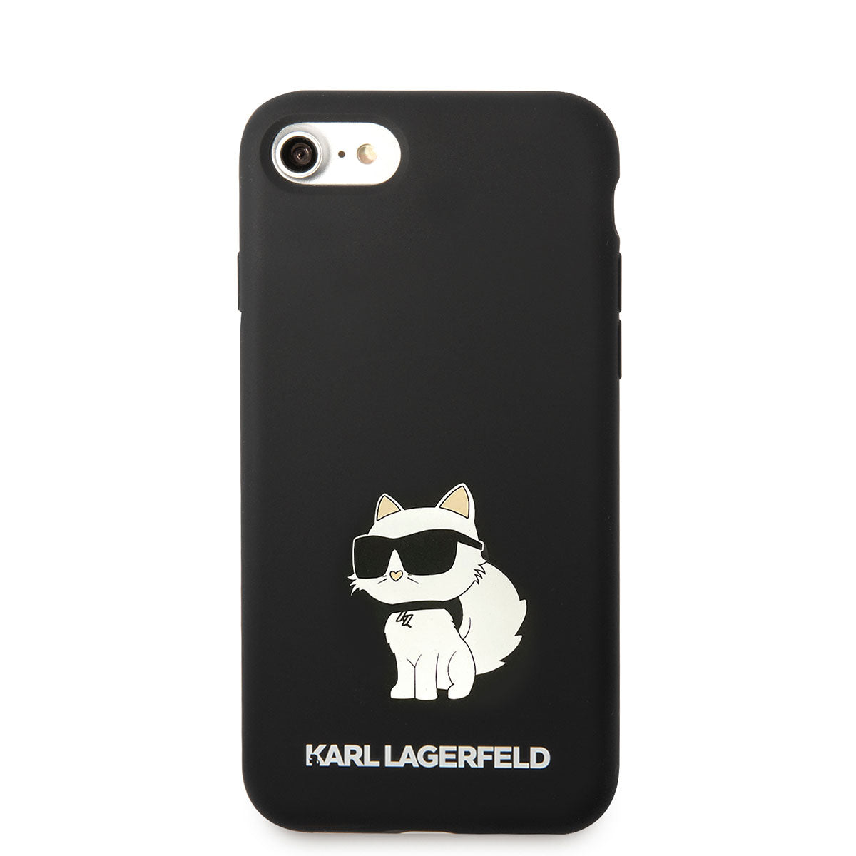 Karl Lagerfeld iPhone SE 2022 Kılıf Silikon Choupette Dizayn Telefon Kılıfı - 2