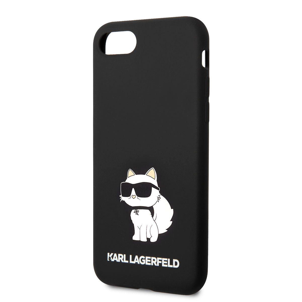Karl Lagerfeld iPhone SE 2022 Kılıf Silikon Choupette Dizayn Telefon Kılıfı - 4