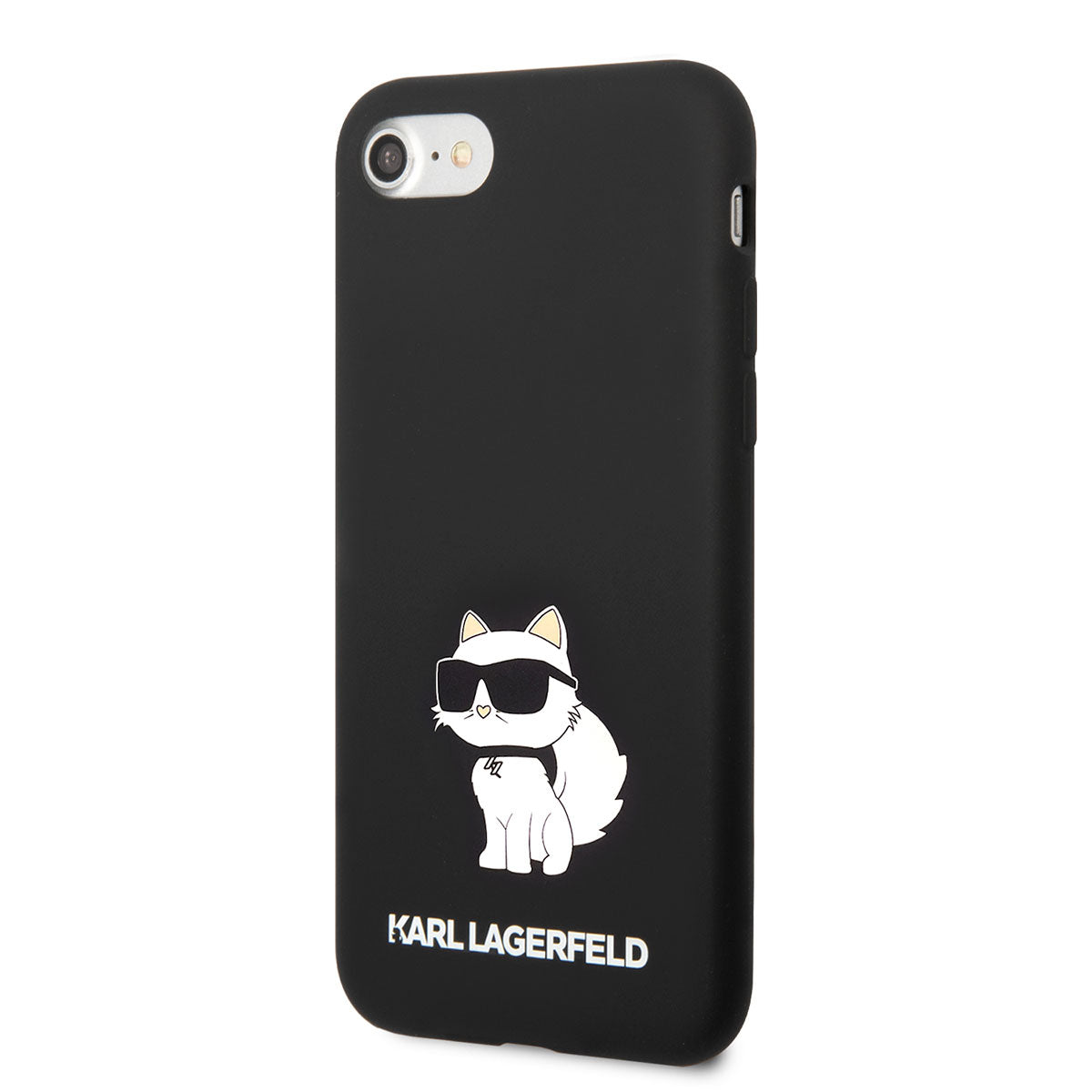 Karl Lagerfeld iPhone SE 2022 Kılıf Silikon Choupette Dizayn Telefon Kılıfı - 3