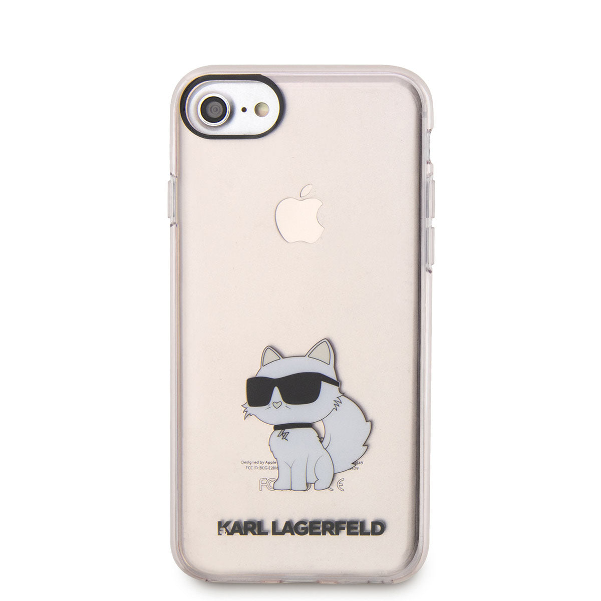Karl Lagerfeld iPhone SE 2022 Kılıf Transparan Choupette Dizayn Telefon Kılıfı - 2