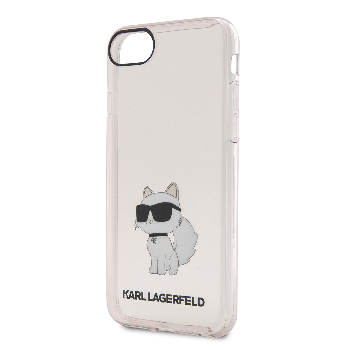 Karl Lagerfeld iPhone SE 2022 Kılıf Transparan Choupette Dizayn Telefon Kılıfı - 4