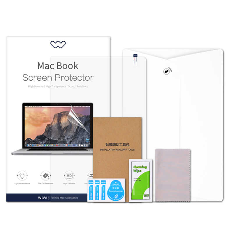 Macbook 13.6' Air 2022 M2 A2681 Wiwu Parlak Ekran Koruyucu - 10