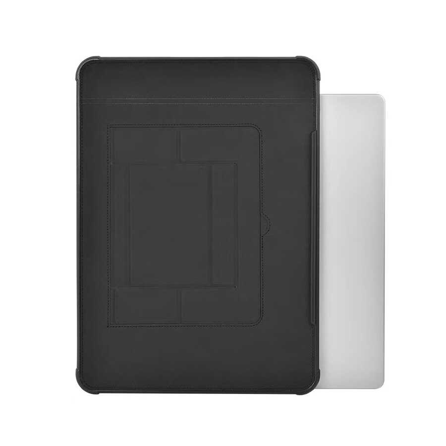 Wiwu Defender Stand Case Macbook Pro 14.2 2023 A2779 Taşınabilir Standlı Magnetik PU Laptop Çantası - 20