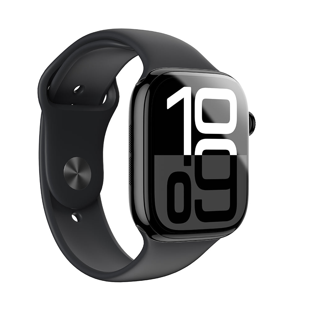 Amazingthing Radix Protective Apple Watch 10 42mm Parmak İzi Bırakmayan HD Ekran Koruyucu Film + Kolay Uygulama Aparatı - 5