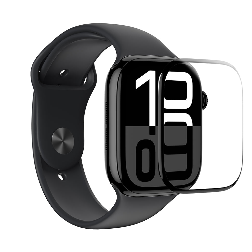 Amazingthing Radix Protective Apple Watch 10 42mm Parmak İzi Bırakmayan HD Ekran Koruyucu Film + Kolay Uygulama Aparatı - 6