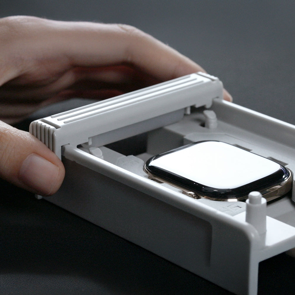 Amazingthing Radix Protective Apple Watch 10 42mm Parmak İzi Bırakmayan HD Ekran Koruyucu Film + Kolay Uygulama Aparatı - 13