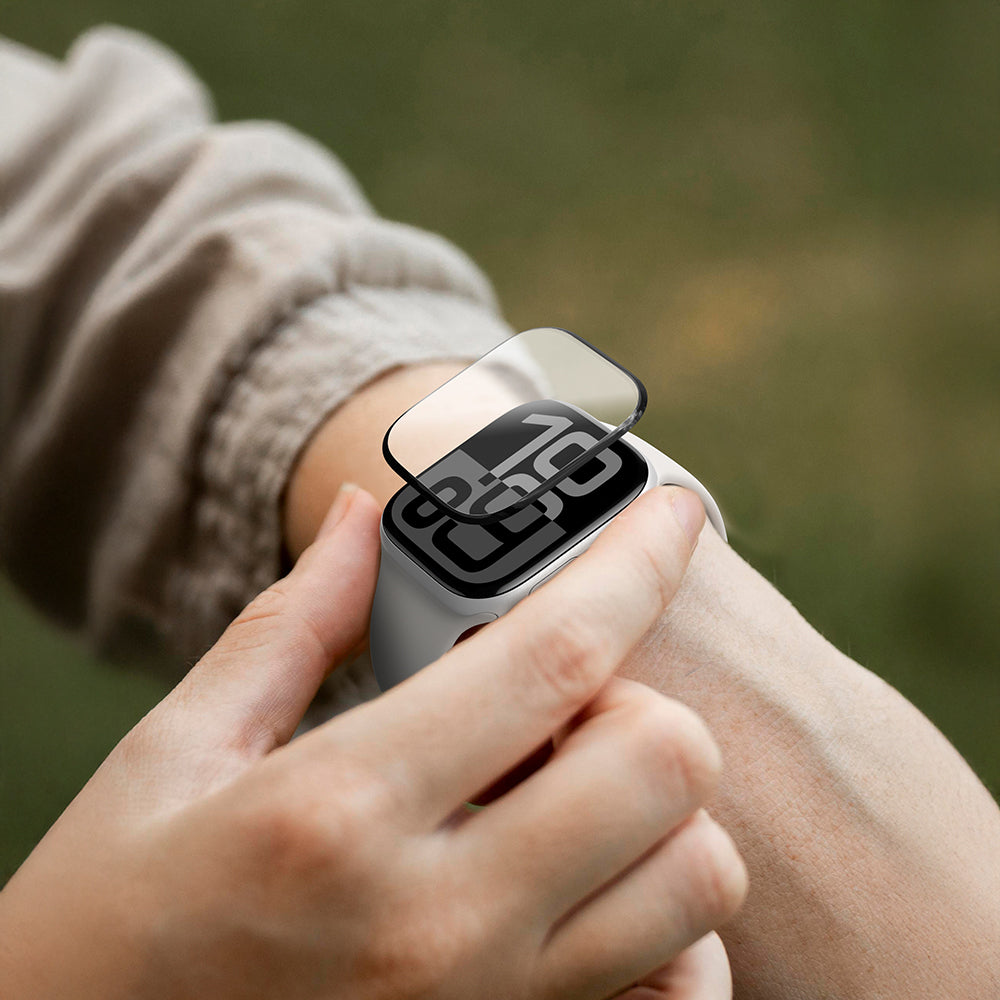 Amazingthing Radix Protective Apple Watch 10 42mm Parmak İzi Bırakmayan HD Ekran Koruyucu Film + Kolay Uygulama Aparatı - 19