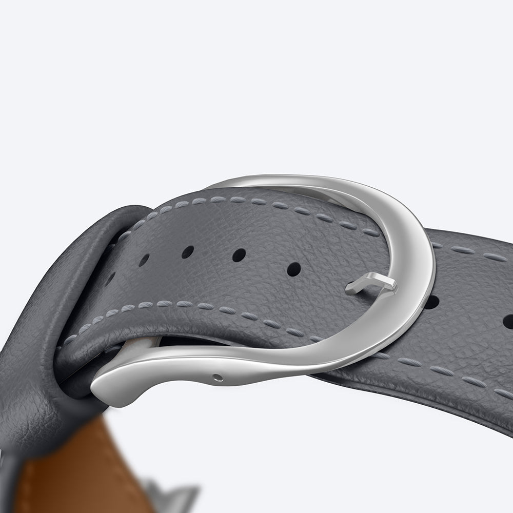 Amazingthing Glamour Class Apple Watch 46mm Deri Kordon - 4