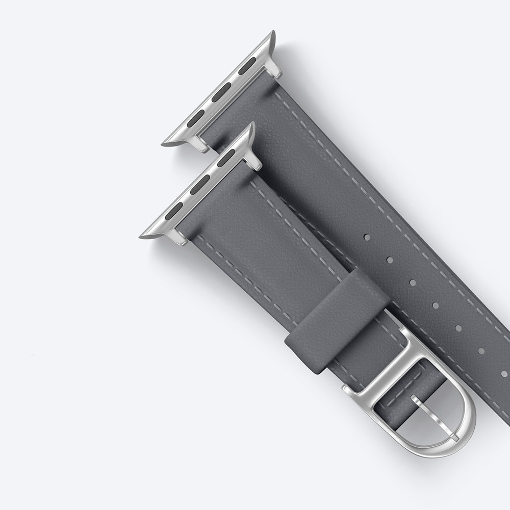 Amazingthing Glamour Class Apple Watch 46mm Deri Kordon - 6
