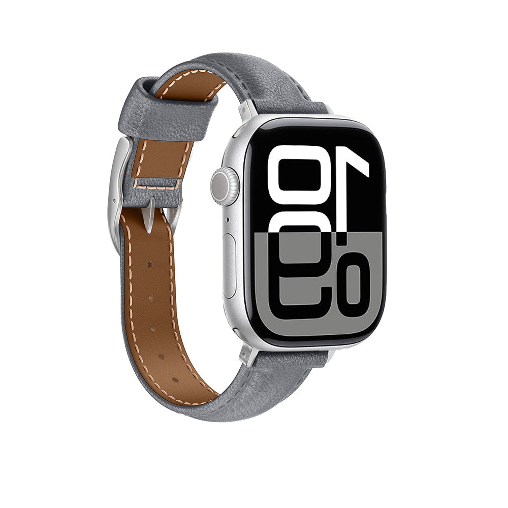 Amazingthing Glamour Class Apple Watch 46mm Deri Kordon - 2