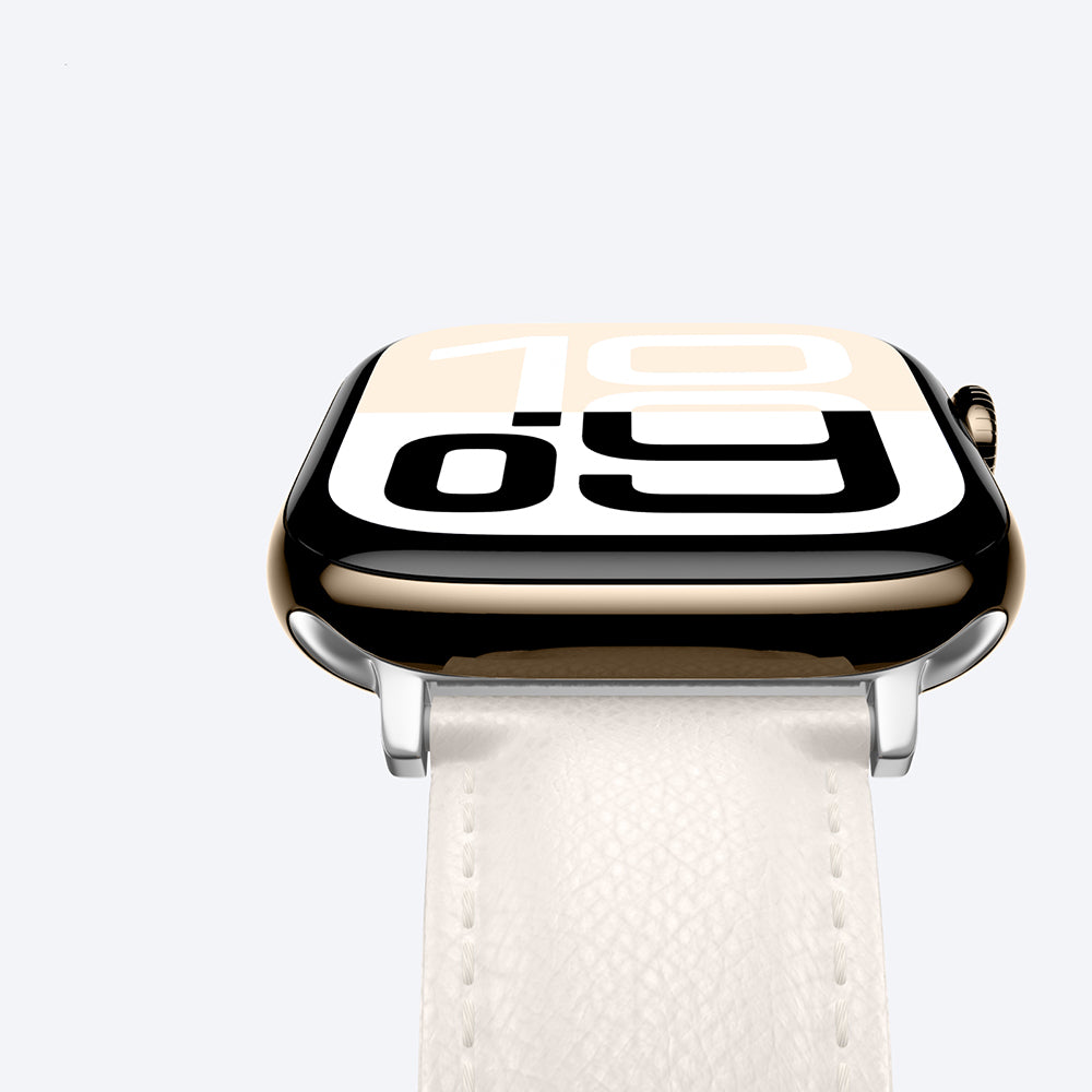 Amazingthing Glamour Class Apple Watch 46mm Deri Kordon - 9