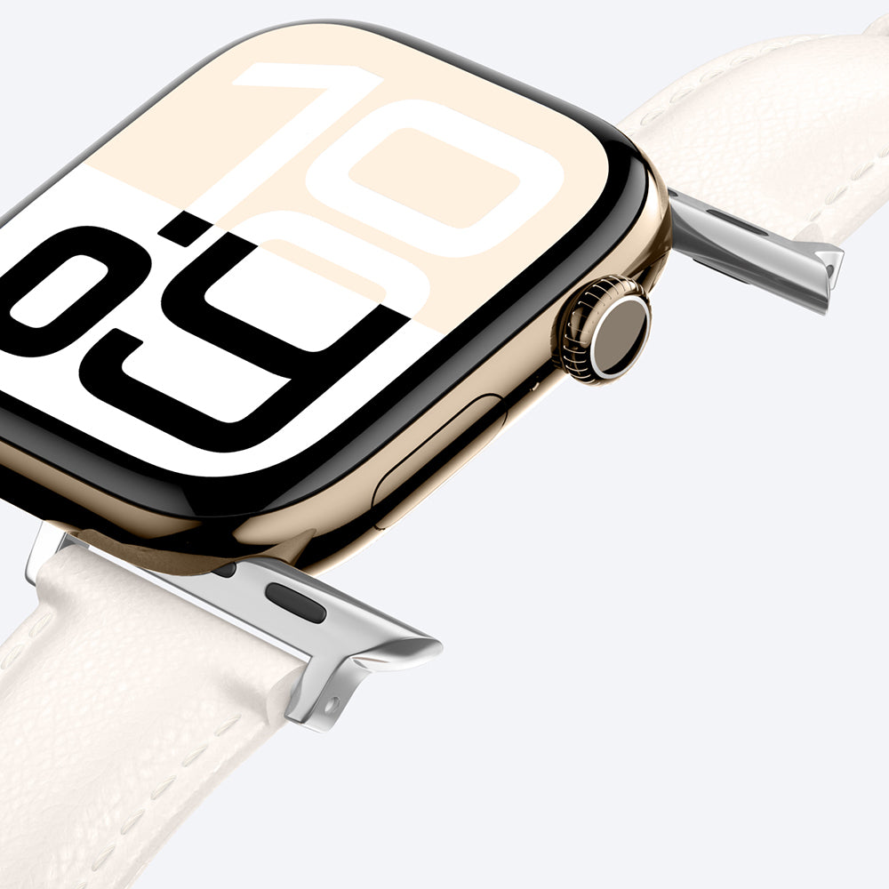 Amazingthing Glamour Class Apple Watch 46mm Deri Kordon - 11