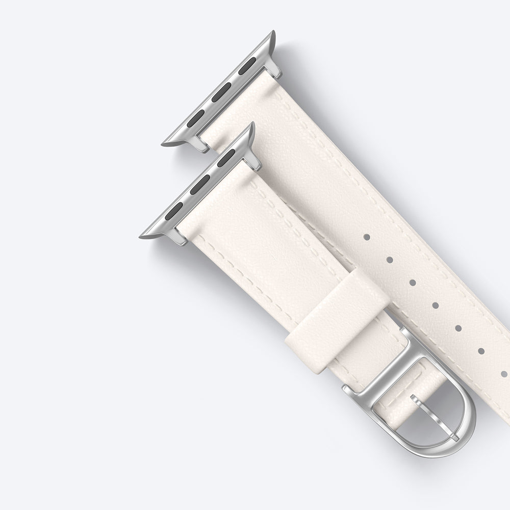 Amazingthing Glamour Class Apple Watch 46mm Deri Kordon - 12
