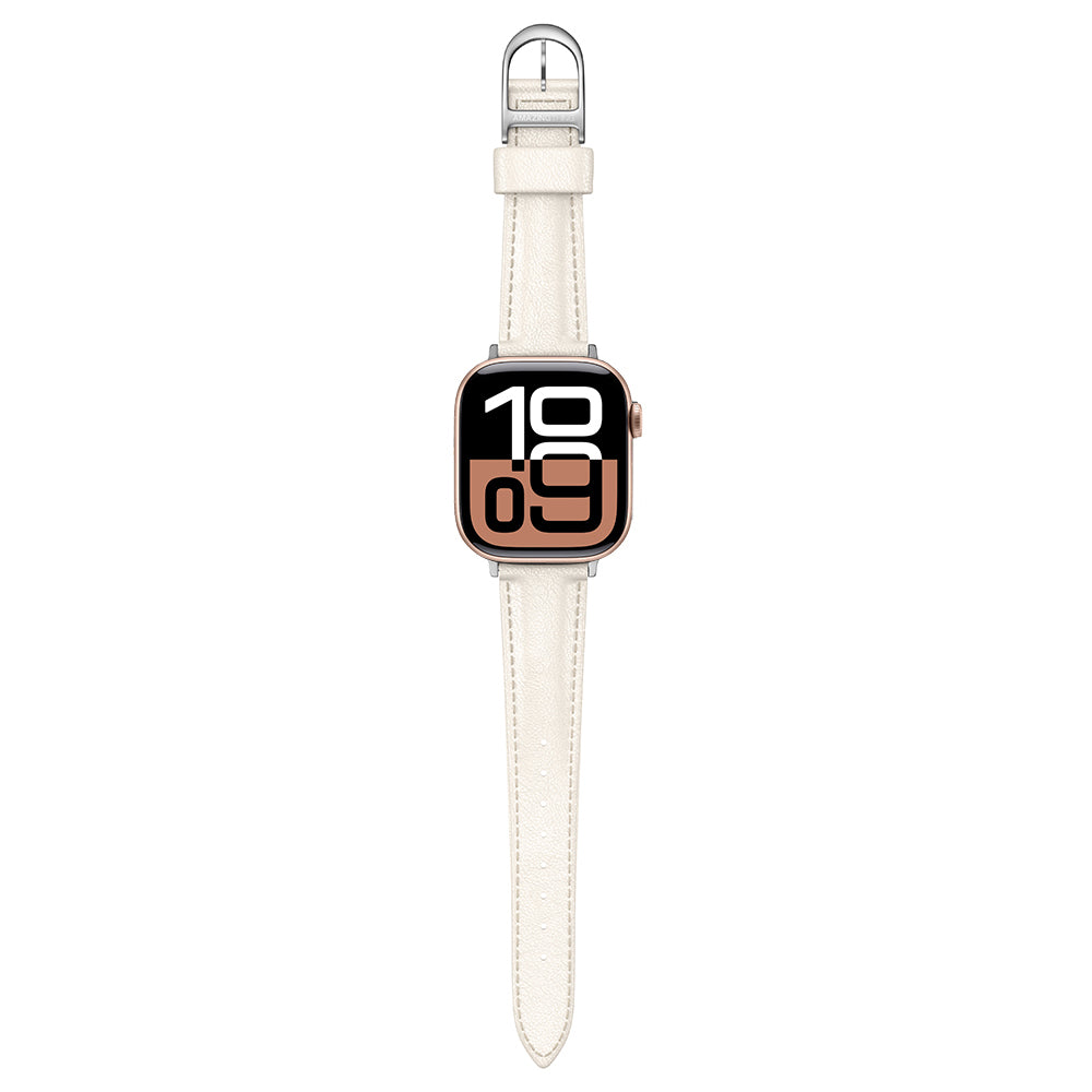 Amazingthing Glamour Class Apple Watch 46mm Deri Kordon - 13