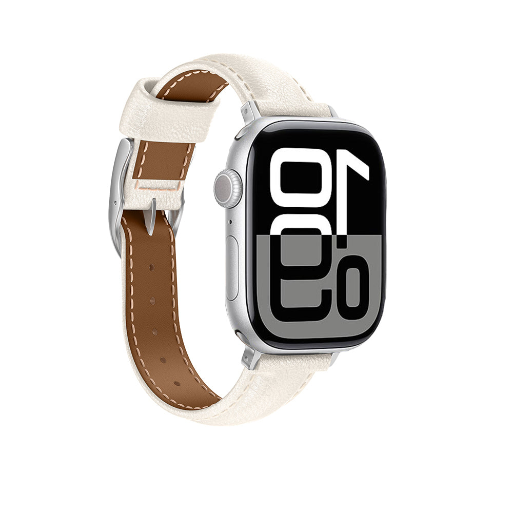 Amazingthing Glamour Class Apple Watch 46mm Deri Kordon - 8