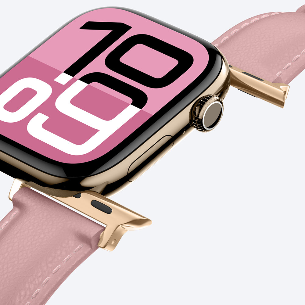 Amazingthing Glamour Class Apple Watch 46mm Deri Kordon - 17