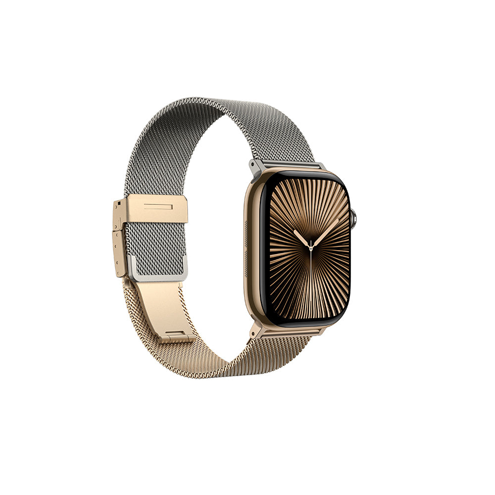 Amazingthing Omni StyleFlip Apple Watch 46mm Metal Hasır Kordon - 5