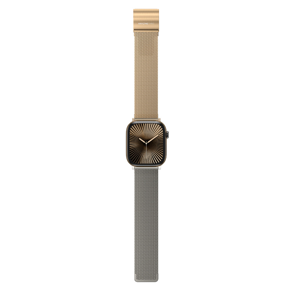 Amazingthing Omni StyleFlip Apple Watch 46mm Metal Hasır Kordon - 6