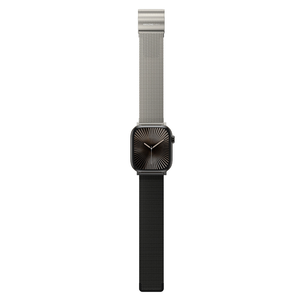 Amazingthing Omni StyleFlip Apple Watch 46mm Metal Hasır Kordon - 10