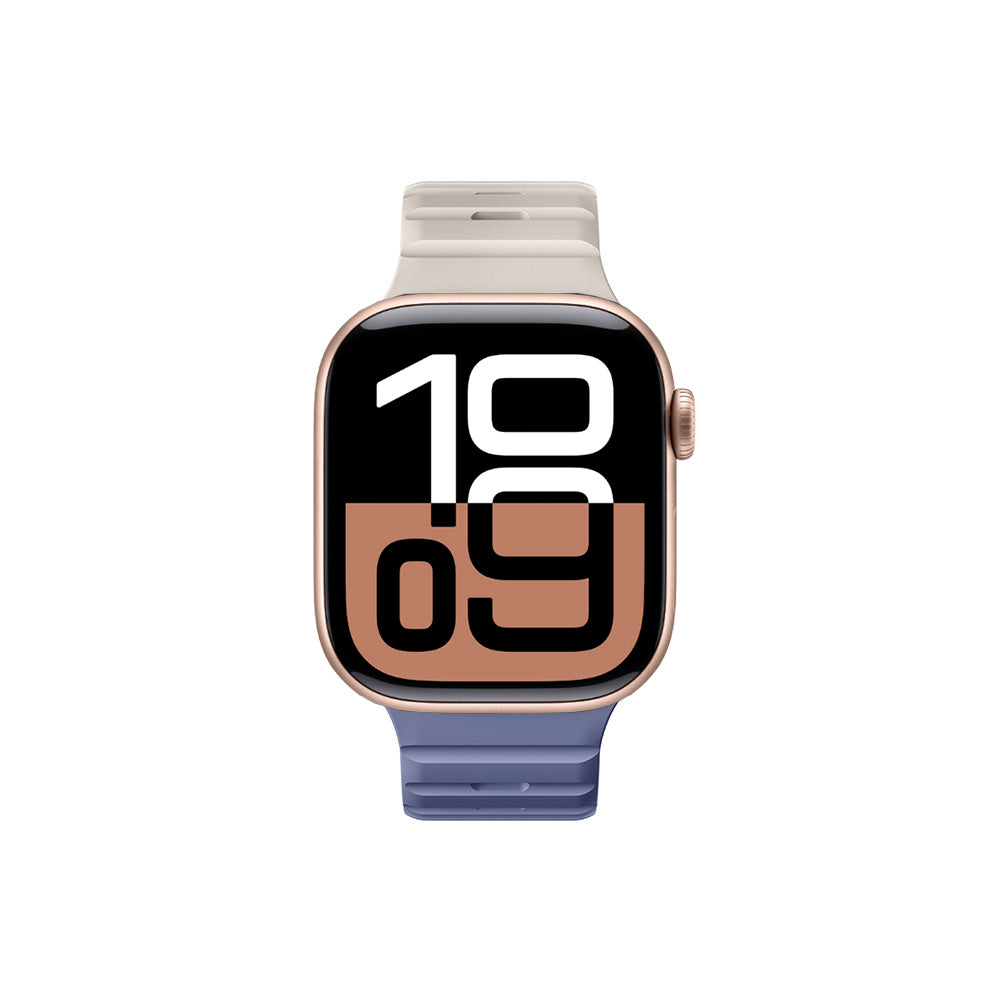Amazingthing SilqLock Apple Watch 46mm Silikon Kordon Strap Kordon - 8