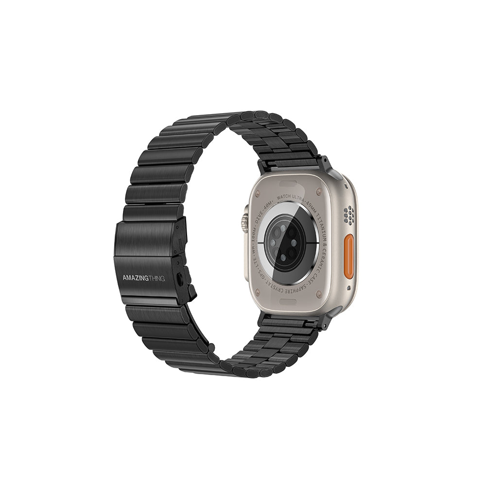 Amazingthing Titan Steel Apple Watch 46mm Metal Kordon - 7
