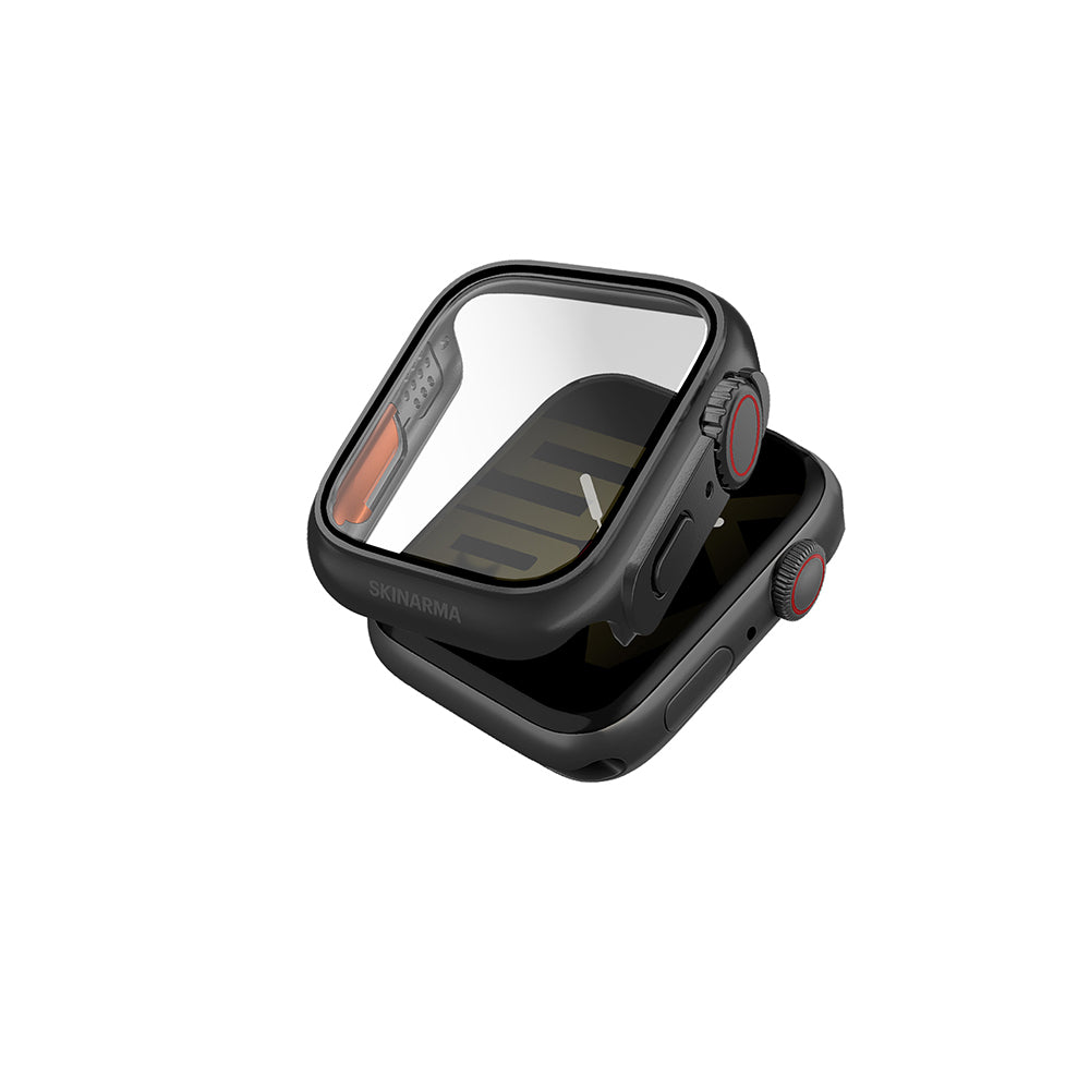 Skinarma Gado Pro Apple Watch 10 46mm Dijital Taç Korumalı Kasa ve Ekran Koruyucu