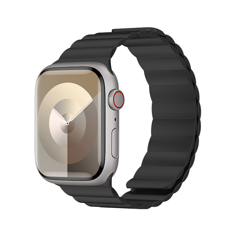 Benks Apple Watch 38/40/41/42mm Uyumlu Magnetik Tak Çıkar Silikon Strap Kayış