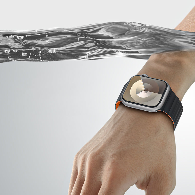 Benks Apple Watch 38/40/41/42mm Uyumlu Magnetik Tak Çıkar Silikon Strap Kayış