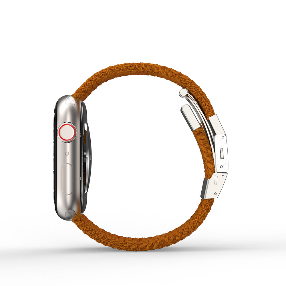 Amazingthing Titan Weave Apple Watch 1/2/3/4/5/6/SE/7/8/9/10 (38/40/41/42mm Kasa) Uyumlu Örgü Sport Kordon - 8