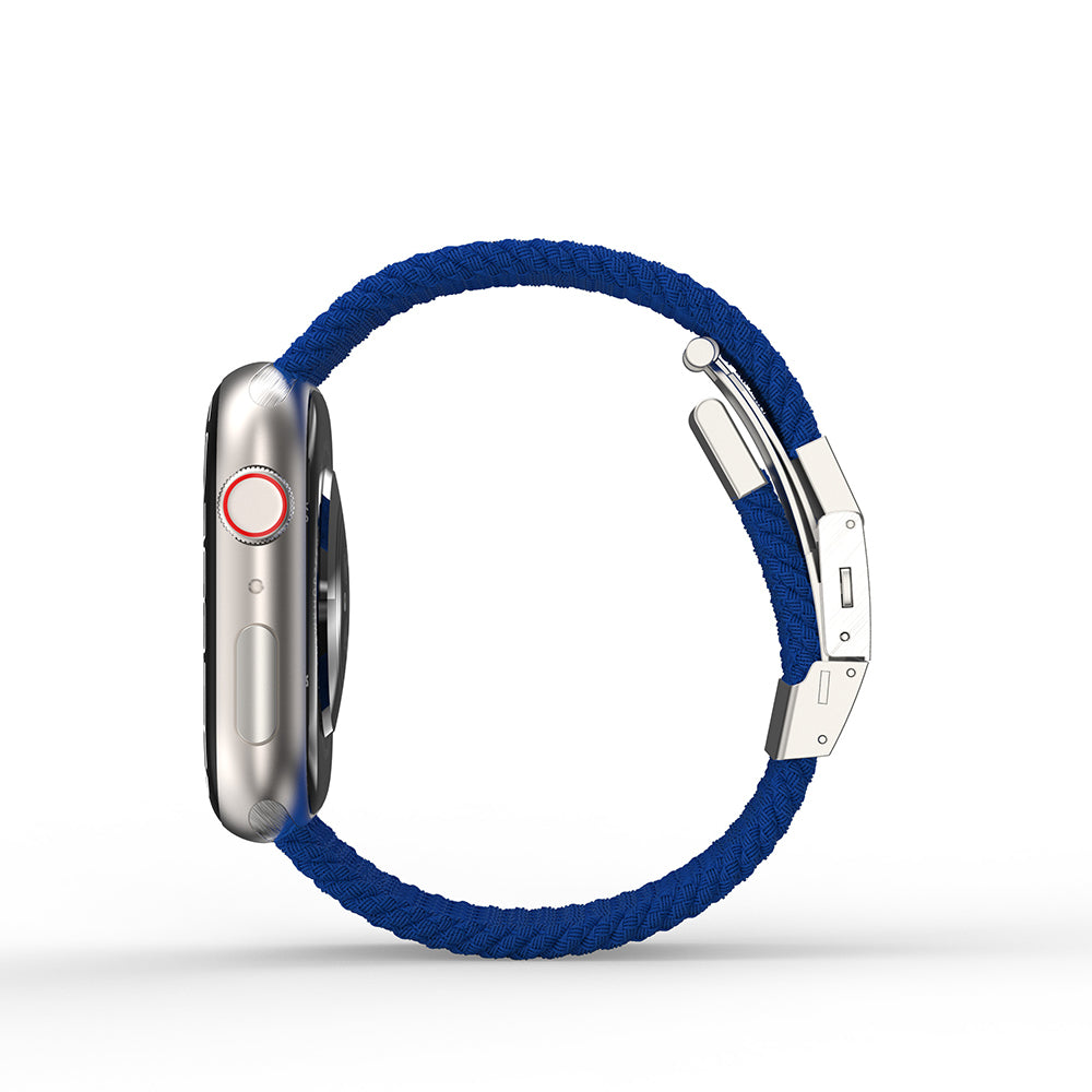 Amazingthing Titan Weave Apple Watch 1/2/3/4/5/6/SE/7/8/9/10 (38/40/41/42mm Kasa) Uyumlu Örgü Sport Kordon - 12