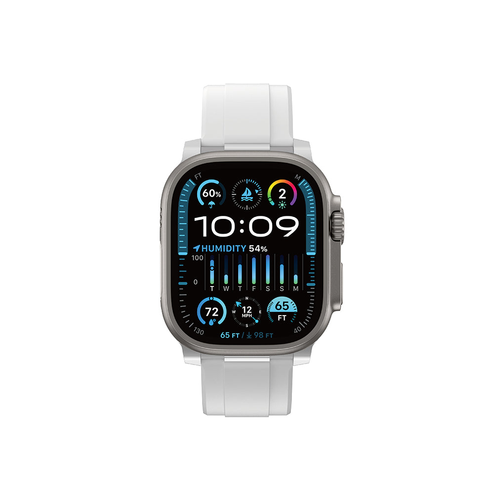 Amazingthing Titan Chrono Apple Watch 42/44/45/46/49mm Silikon Kordon