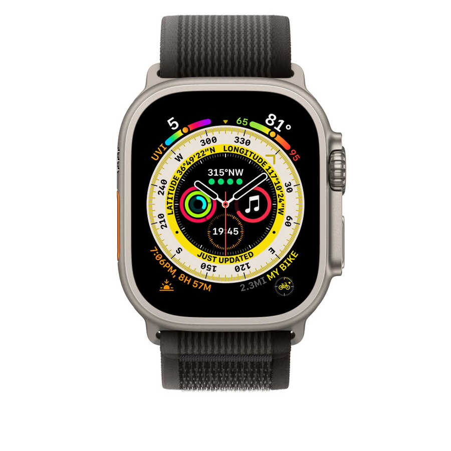 Wiwu Trail Loop Apple Watch 1/2/3/4/5/6/SE/7/8/9/10 (38/40/41mm Kasa) Uyumlu Naylon Örgü İşlemeli Hasır Kordon Strap Kayış - 8