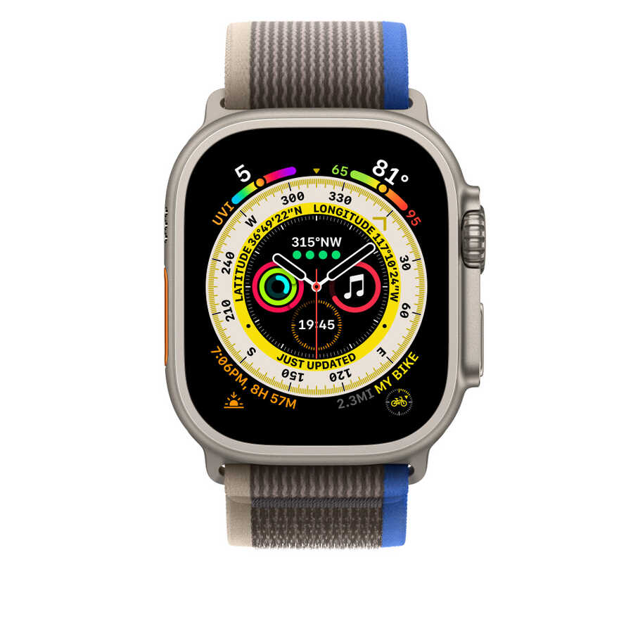 Wiwu Trail Loop Apple Watch 1/2/3/4/5/6/SE/7/8/9/10 (38/40/41mm Kasa) Uyumlu Naylon Örgü İşlemeli Hasır Kordon Strap Kayış - 10