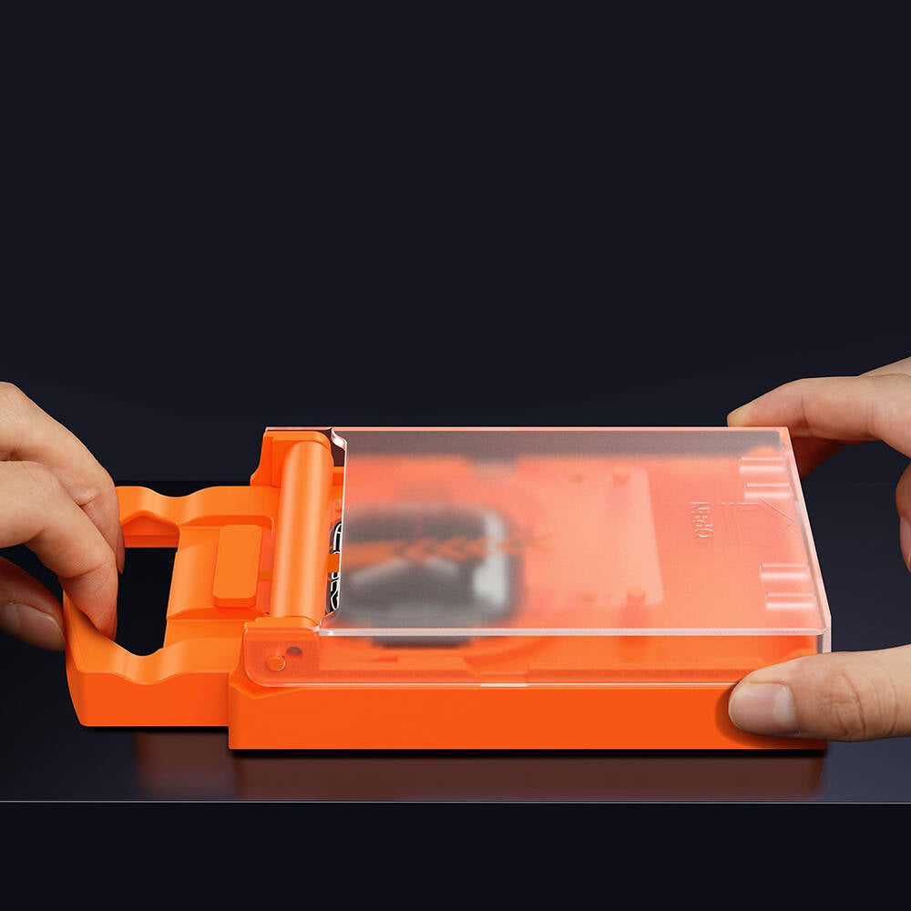 Wiwu Wi-JD105 Apple Watch 7 41mm Easy Install PMMA Pet Ekran Koruyucu + Kolay Uygulama Aparatı