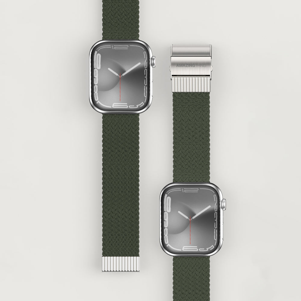 Amazingthing Titan Weave 2 Apple Watch 45mm Sport Örgü Kordon - 3