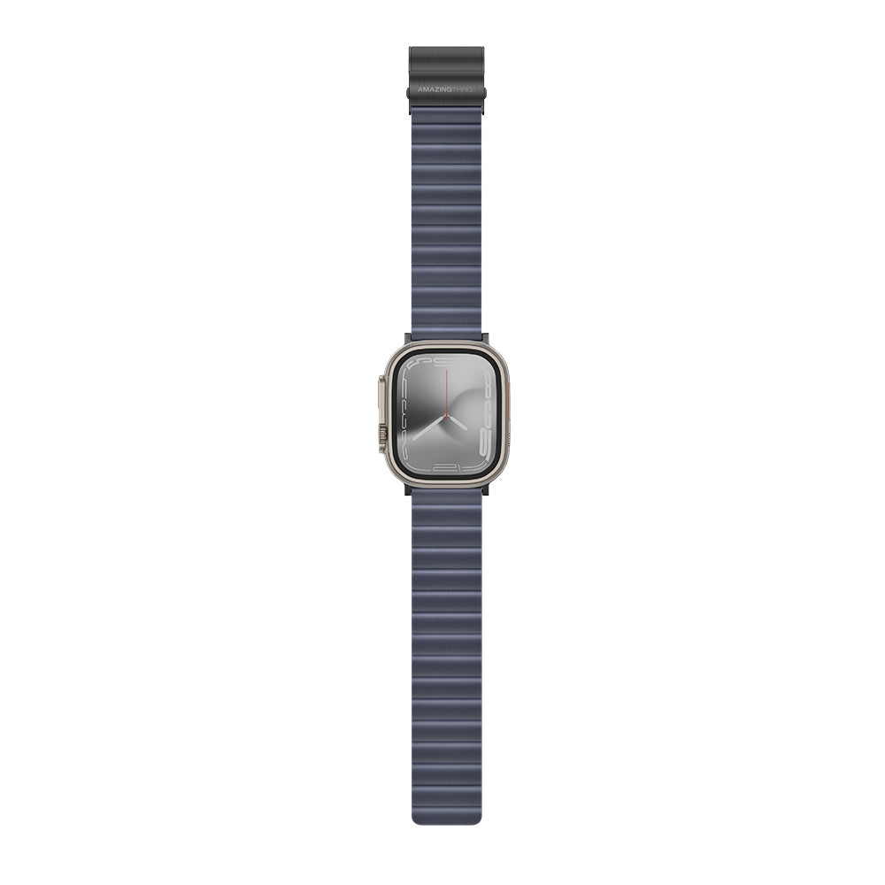 Amazing Thing Glamour Apple Watch Tüm Serilere Uyumlu Sense Deri Kordon - 8