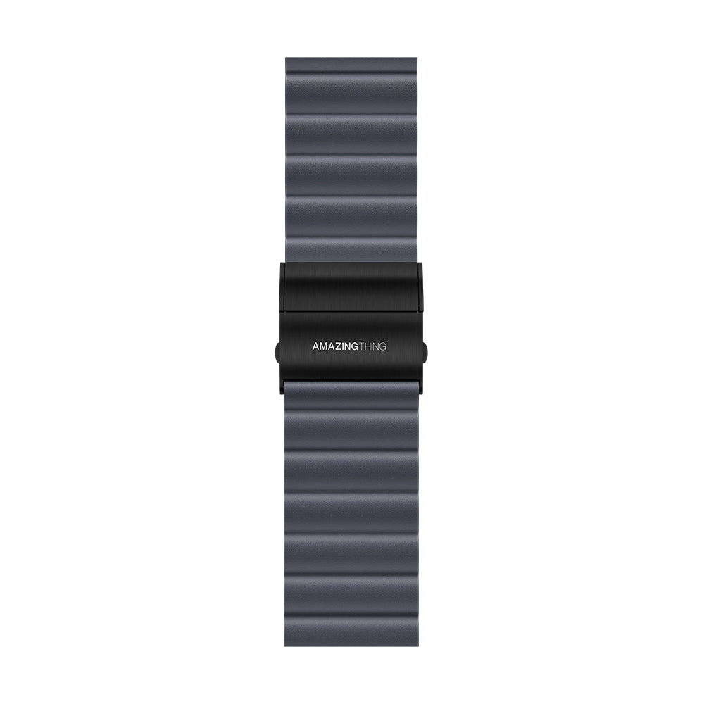 Amazing Thing Glamour Apple Watch Tüm Serilere Uyumlu Sense Deri Kordon - 9
