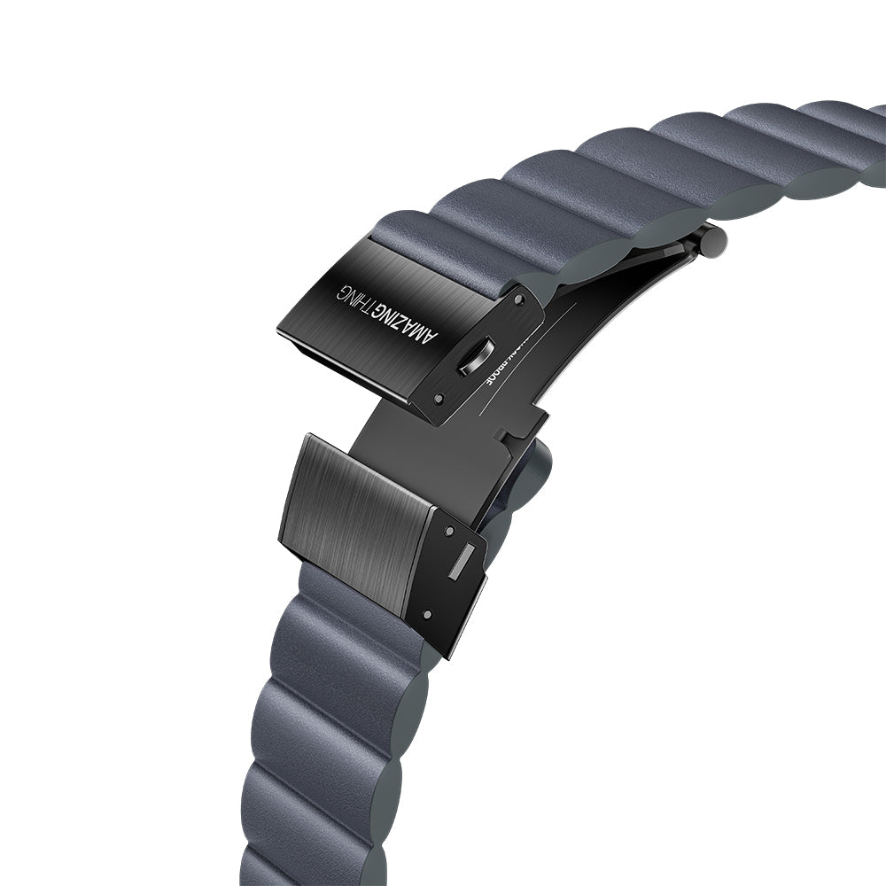 Amazing Thing Glamour Apple Watch Tüm Serilere Uyumlu Sense Deri Kordon - 10